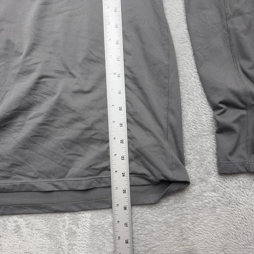 Mountain Hardwear Pullover Mens Medium Grey Quarter Zip Athletic Hiking Top